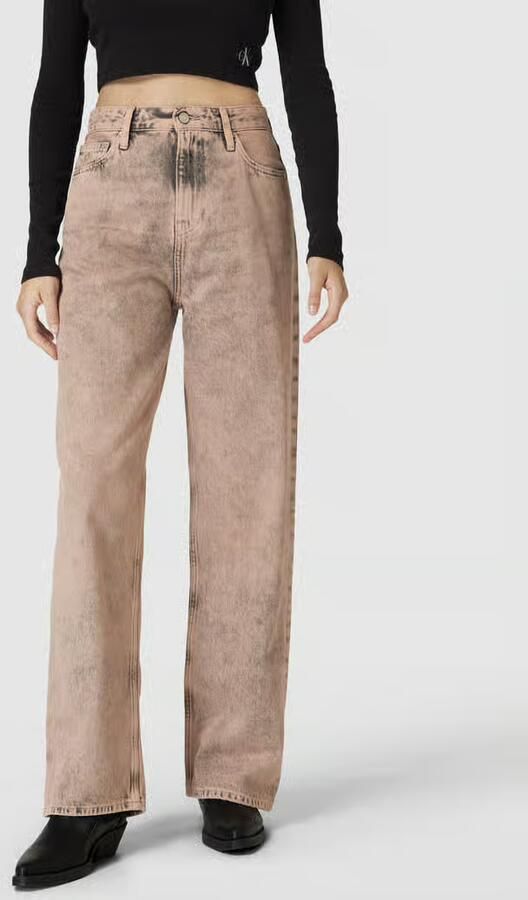 Calvin Klein Jeans High waist jeans in used-look model 'HIGH RISE' - Foto 3