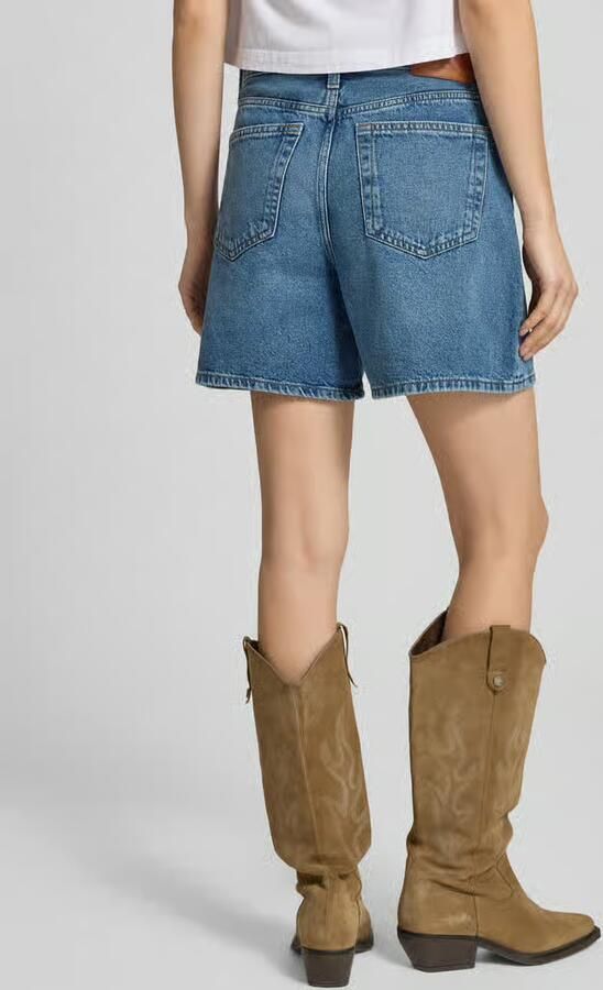 Calvin Klein Jeans High waist korte jeans met labeldetail - Foto 9