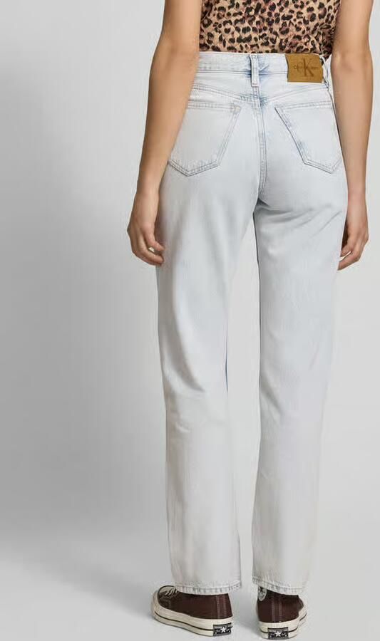 Calvin Klein Jeans High waist straight leg jeans in 5-pocketmodel - Foto 2
