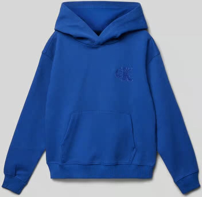 Calvin Klein Jeans Hoodie met kangoeroezak - Foto 2