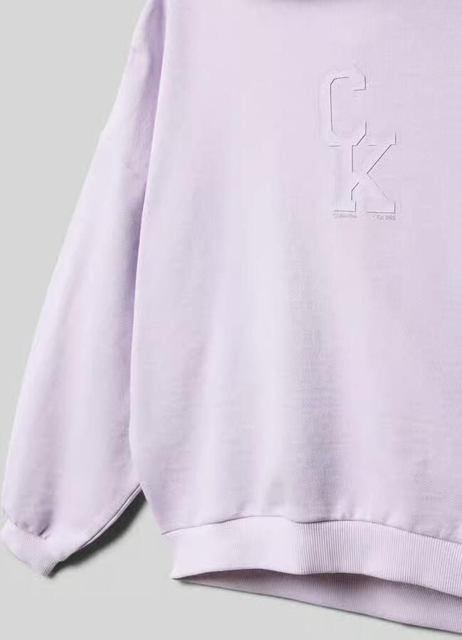 Calvin Klein Jeans hoodie regular fit van puur katoen