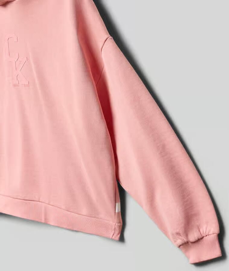 Calvin Klein Jeans hoodie regular fit van puur katoen