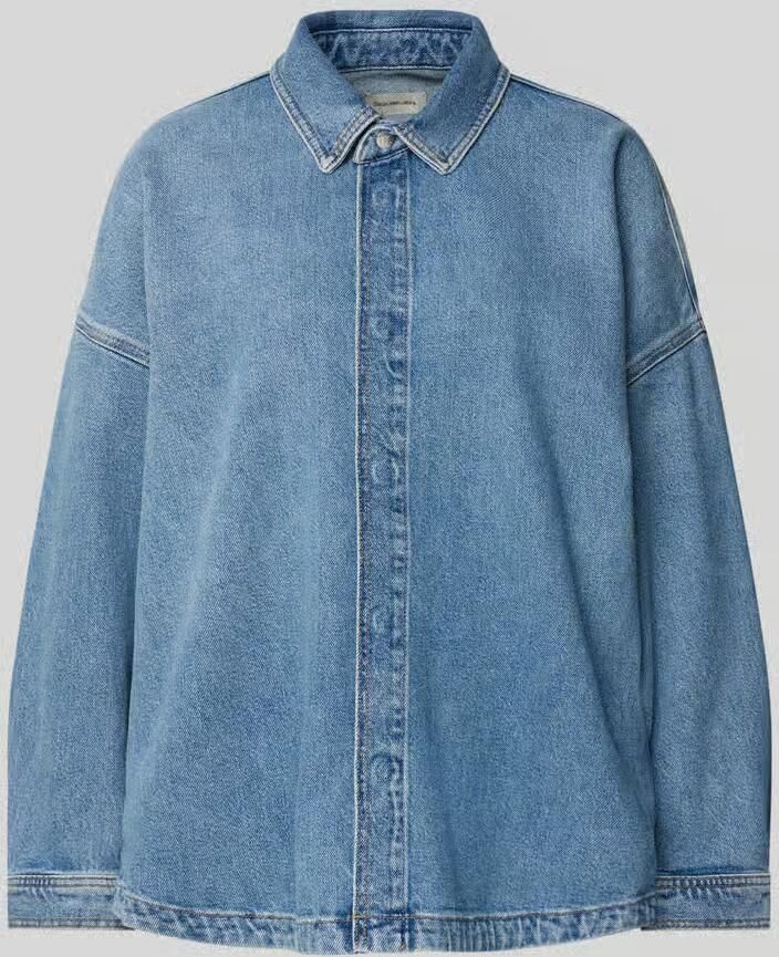 Calvin Klein Jeans Jeansblouse met overhemdkraag