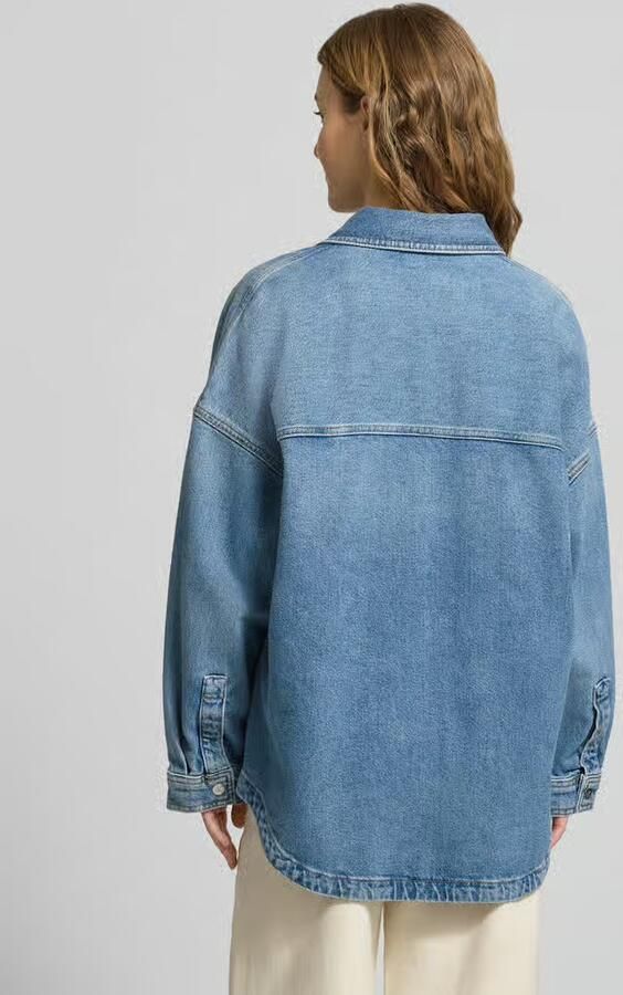 Calvin Klein Jeans Jeansblouse met Overhemdkraag - Foto 3