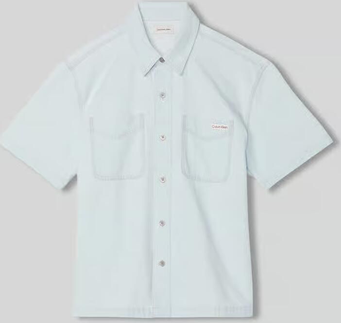 Calvin Klein Jeans jeanshemd met opgestikte borstzakken - Foto 2