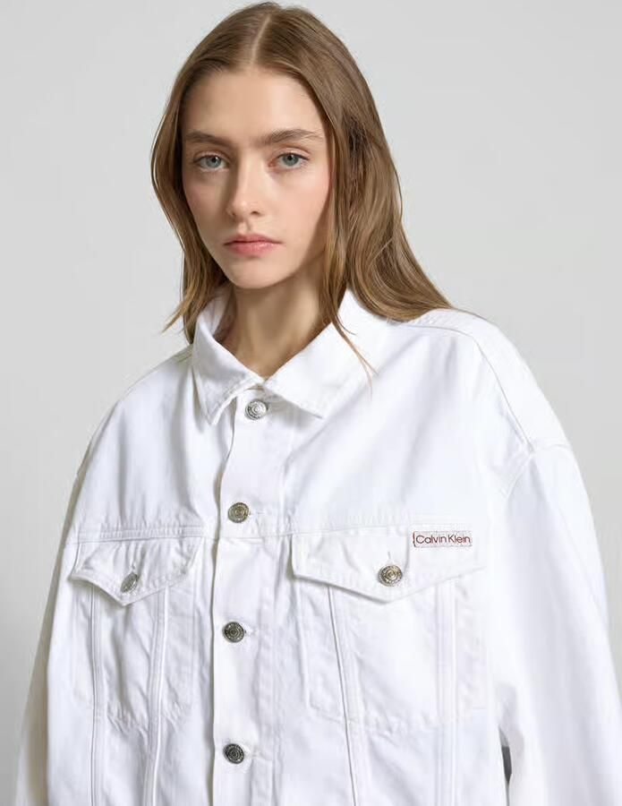 Calvin Klein Jeans Jeansjack met labelpatch