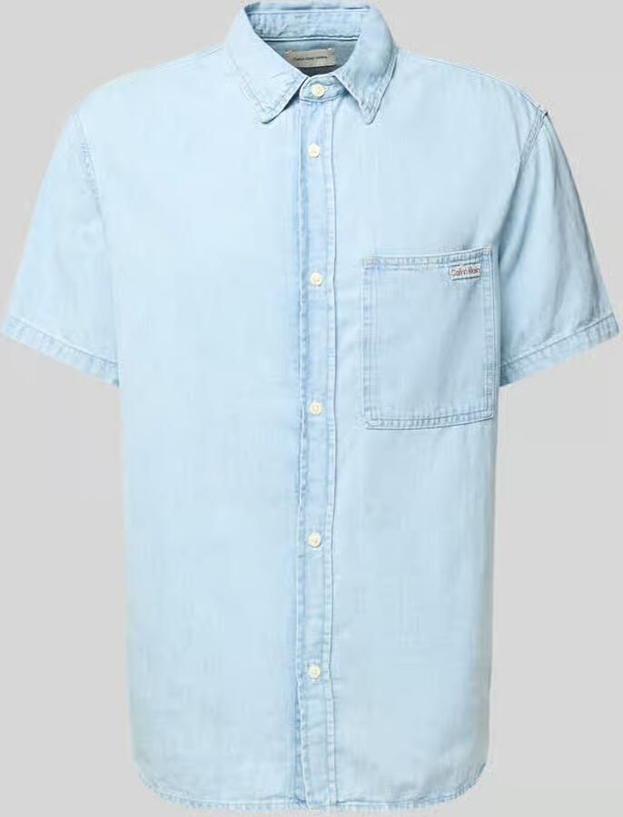 Calvin Klein Overhemd met korte mouwen REGULAR SS DENIM SHIRT - Foto 5