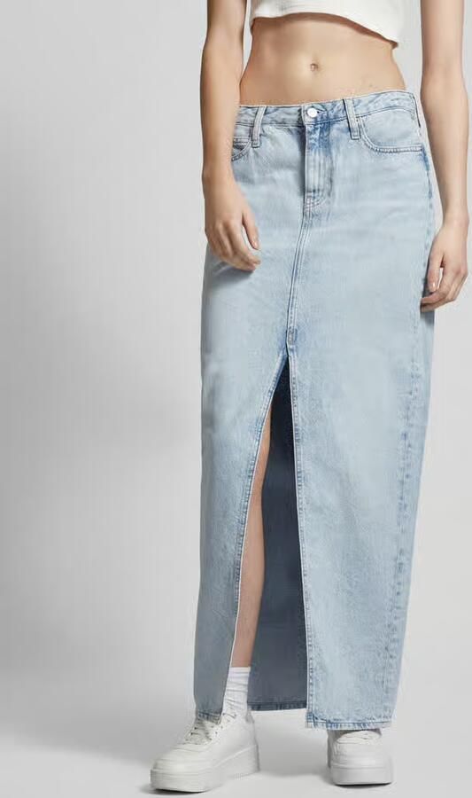 Calvin Klein Maxirok MAXI SKIRT in 5-pocketsstijl - Foto 5