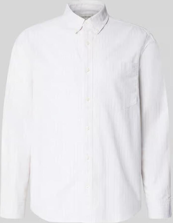 Calvin Klein Jeans Klassiek fit vrijetijdsoverhemd met Button-downkraag
