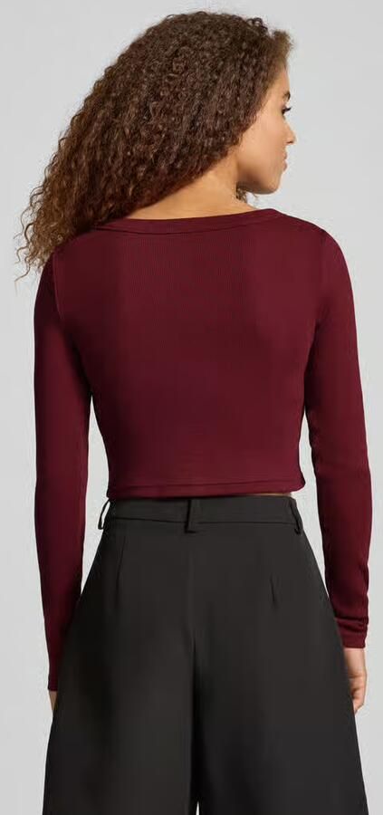 Calvin Klein Jeans Kort gebreid jack met knoopsluiting