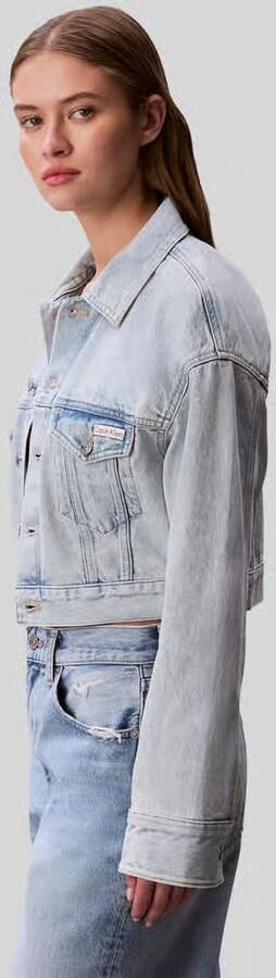 Calvin Klein Jeans Kort jeansjack van puur katoen