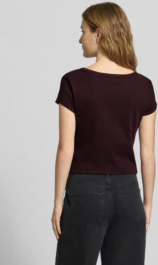 Calvin Klein Jeans Kort T-shirt met labeldetail - Foto 3