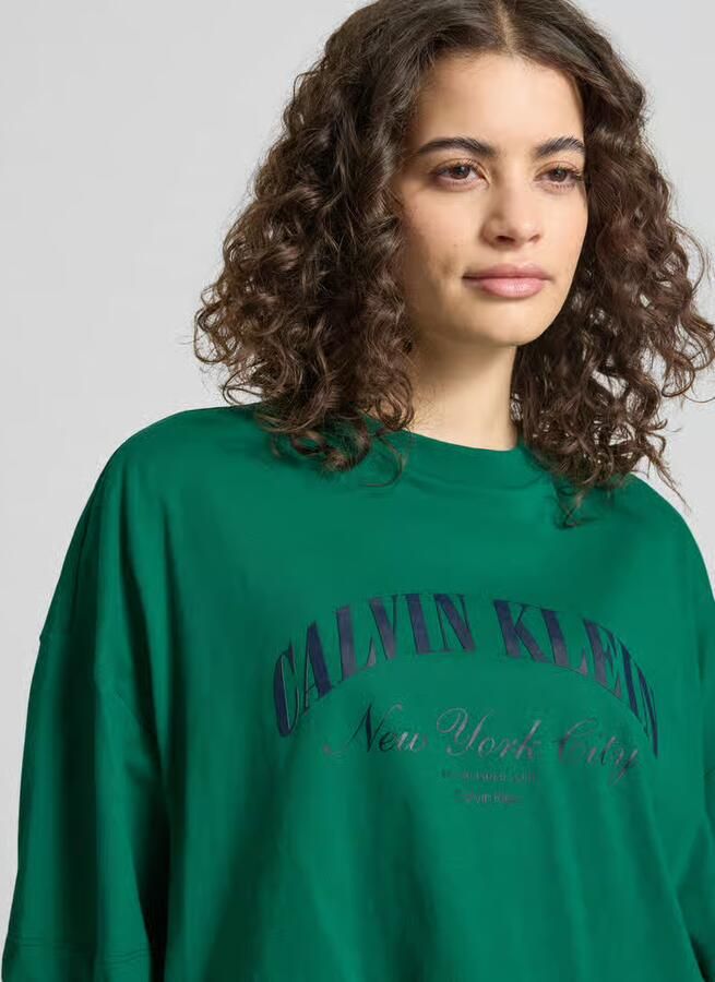 Calvin Klein Jeans Kort T-shirt met logoprint - Foto 4