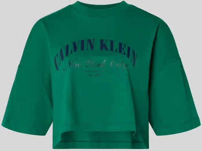 Calvin Klein Jeans Kort T-shirt met logoprint - Foto 5