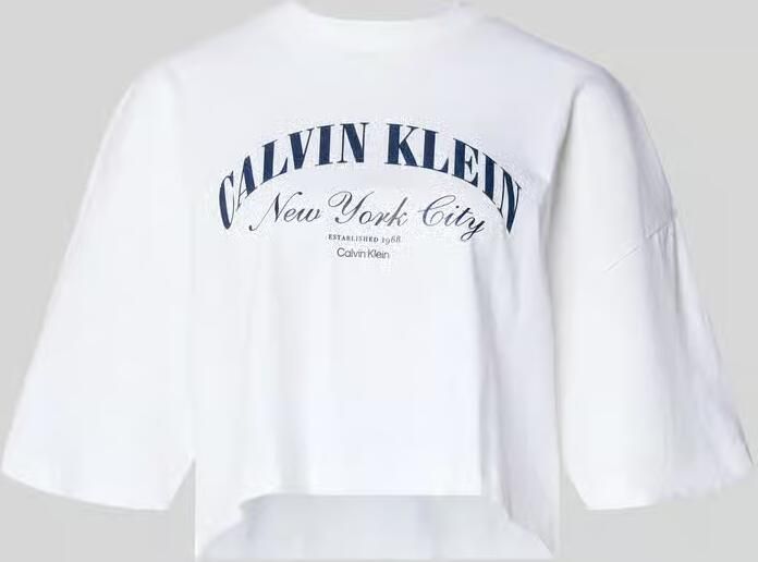 Calvin Klein Jeans Kort T-shirt met logoprint - Foto 2