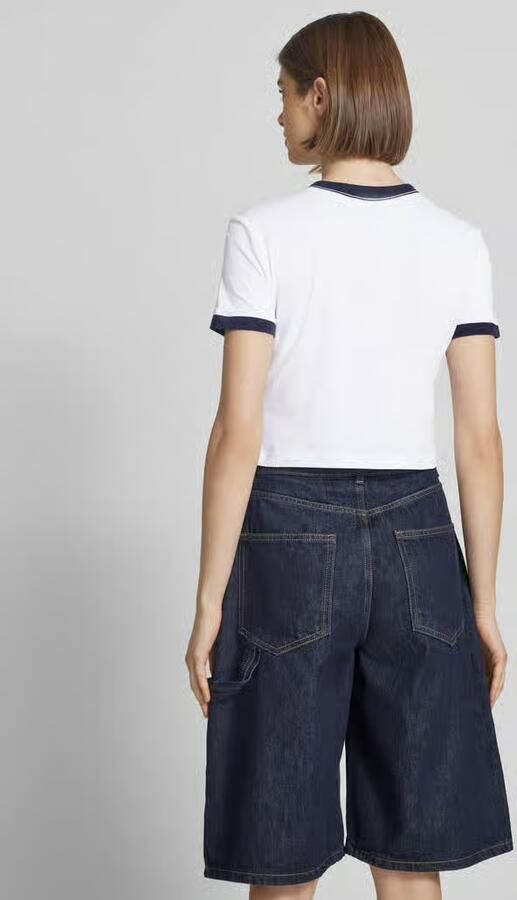 Calvin Klein Jeans T-shirt Korte Mouw Drapey Jersey - Foto 4