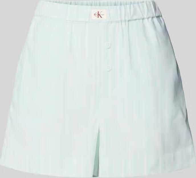 Calvin Klein Jeans Korte broek met elastische band en labeldetail - Foto 2