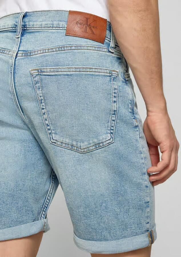 Calvin Klein Jeans korte jeans in slim fit van katoenmix model 'ABNER' - Foto 3