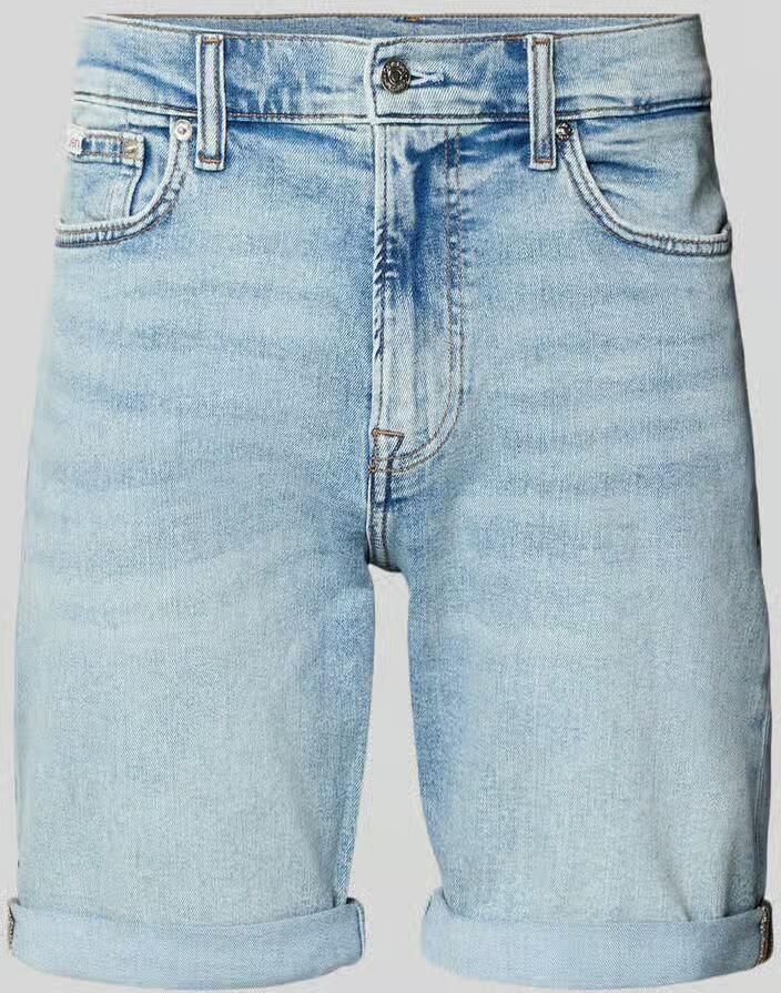 Calvin Klein Jeans korte jeans in slim fit van katoenmix model 'ABNER' - Foto 4