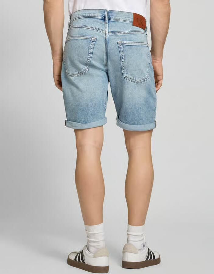 Calvin Klein Jeans korte jeans in slim fit van katoenmix model 'ABNER' - Foto 4
