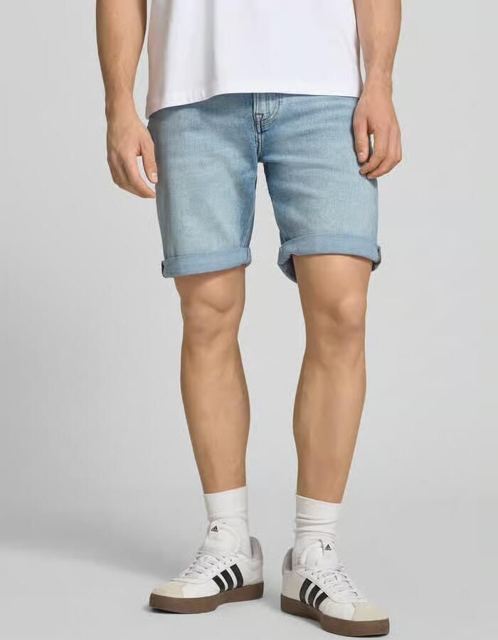 Calvin Klein Jeans korte jeans in slim fit van katoenmix model 'ABNER' - Foto 6