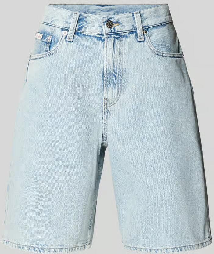 Calvin Klein Jeans Korte jeans met labeldetail