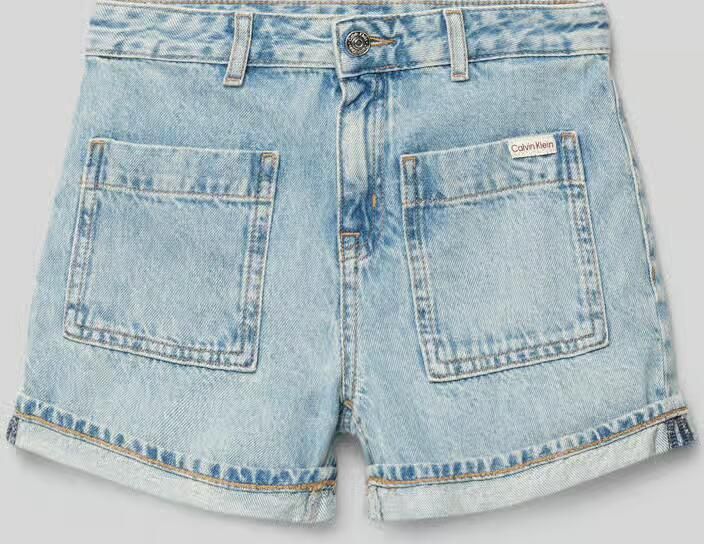 Calvin Klein Jeans Korte jeans met opgestikte Zakken (onderstuk) en Labeldetail - Foto 5