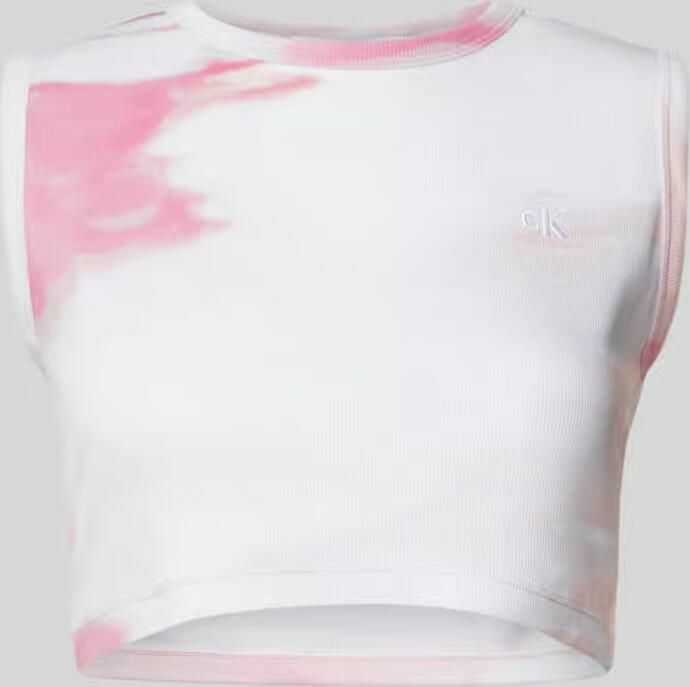 Calvin Klein Jeans Korte top in riblook - Foto 2