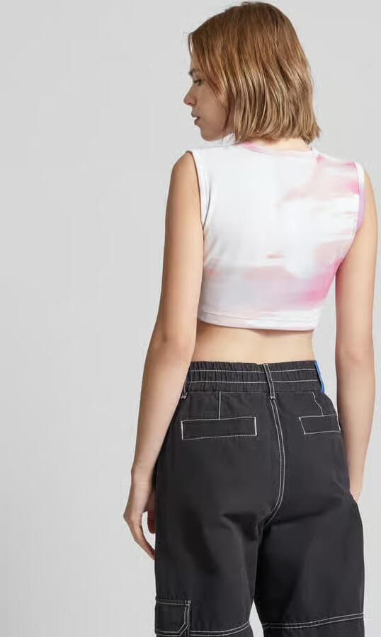 Calvin Klein Jeans Korte top in riblook - Foto 2