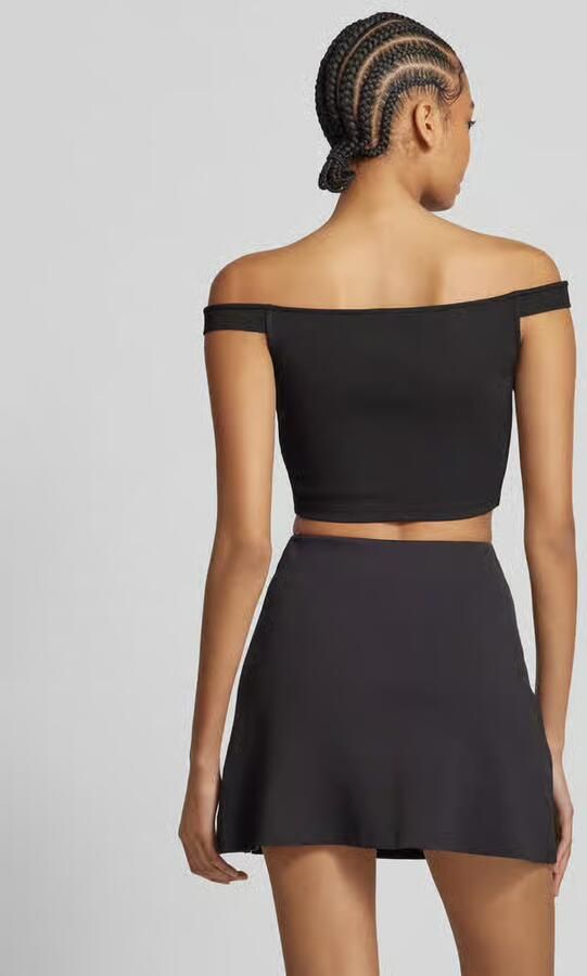 Calvin Klein Jeans Zwarte Mouwloze Boothals Top Black Dames - Foto 5