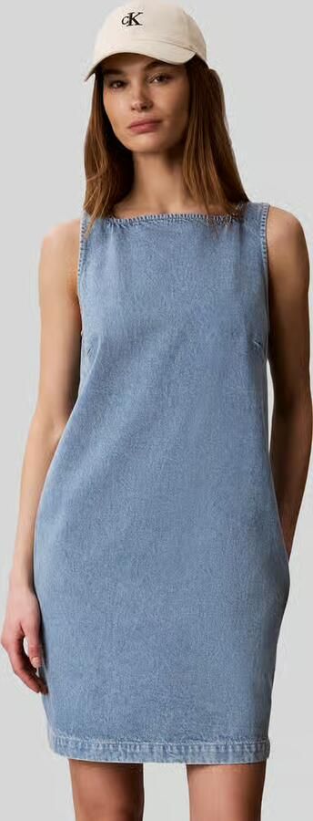 Calvin Klein Jeans Mini denimjurk van puur katoen - Foto 4