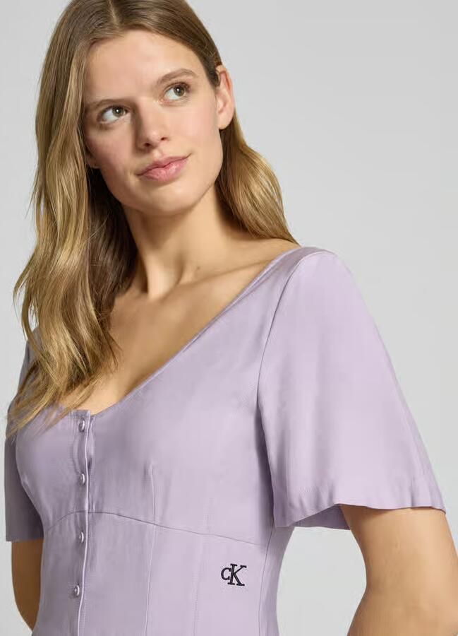 Calvin Klein Jeans Mini-jurk met labelstitching - Foto 2
