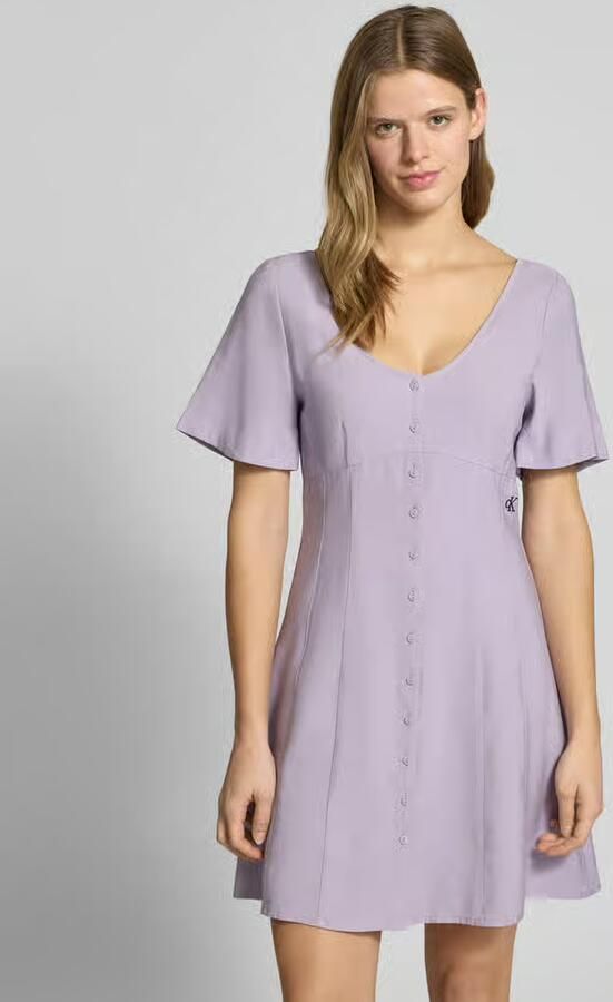 Calvin Klein Jeans Mini-jurk met labelstitching - Foto 2