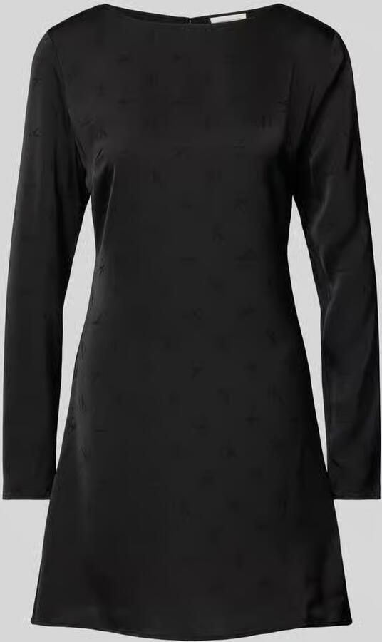 Calvin Klein Jeans Elegante Jacquard Korte Jurk Vrouwen Black Dames - Foto 3