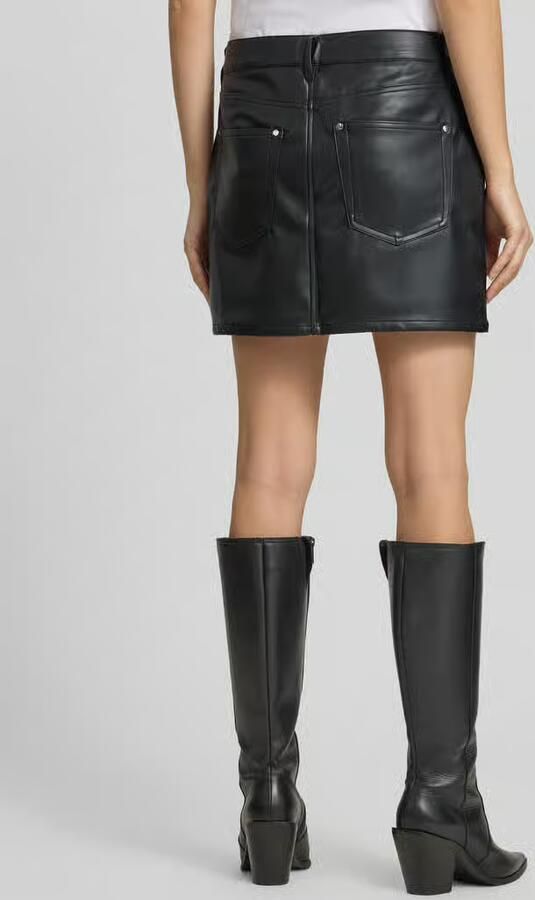Calvin Klein Jeans Minirok in leerlook - Foto 3