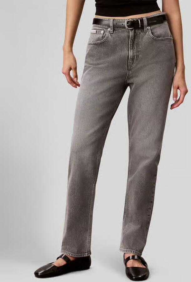 Calvin Klein Jeans mom fit jeans van katoenmix model 'MOM JEAN' - Foto 2