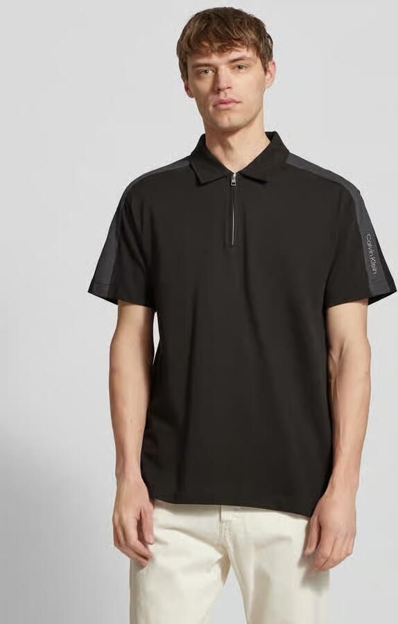 Calvin Klein Jeans Poloshirt met labeldetail - Foto 2