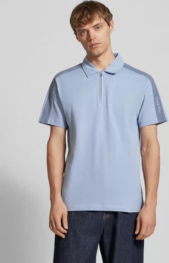 Calvin Klein Jeans Poloshirt met labeldetail - Foto 2