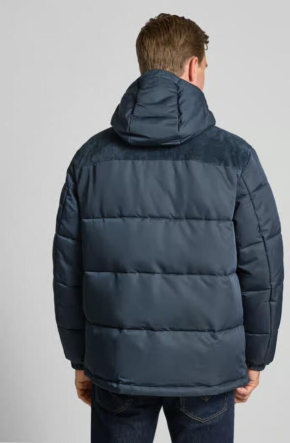 Calvin Klein Jeans Puffer jacket met verborgen ritssluiting en labelstitching