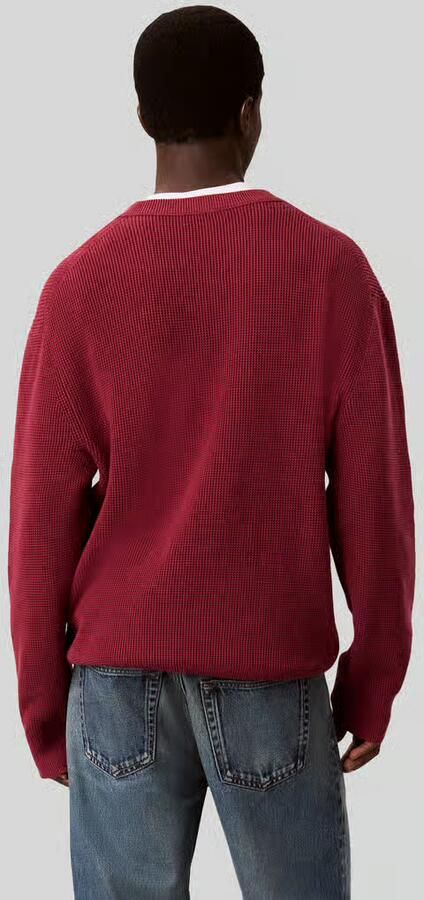 Calvin Klein Jeans pullover in relaxed fit van 100% katoen met gestikt logo - Foto 2