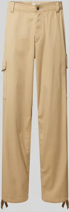 Calvin Klein Jeans Regular fit cargobroek met elastische band