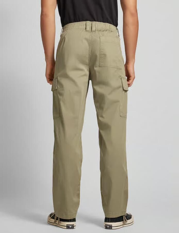 Calvin Klein Jeans Regular fit cargobroek met elastische band