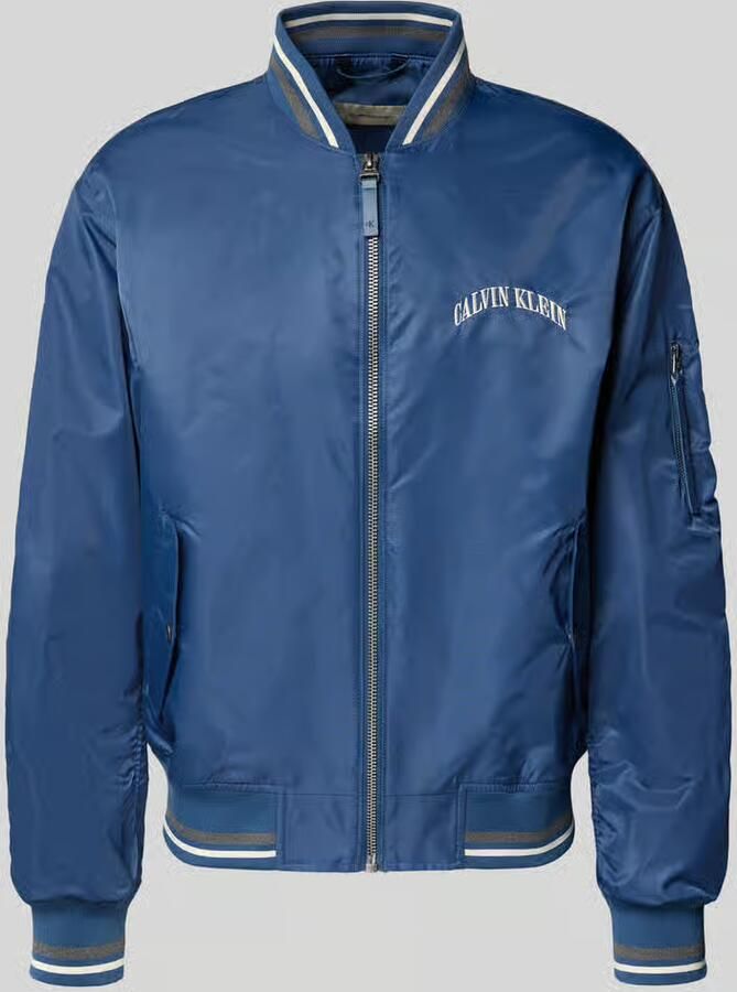 Calvin Klein Jeans regular fit college-jack met labelstitching - Foto 2