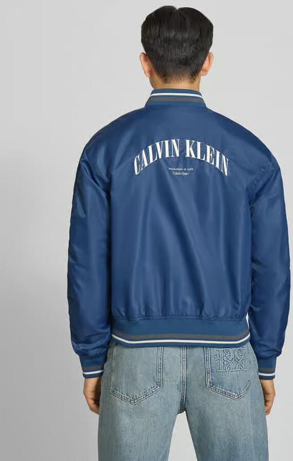 Calvin Klein Jeans regular fit college-jack met labelstitching - Foto 2