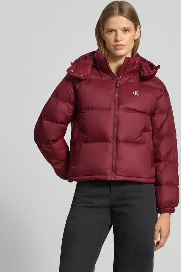 Calvin Klein Jeans Regular fit gewatteerd jack met logoprint model 'Midweight' - Foto 6