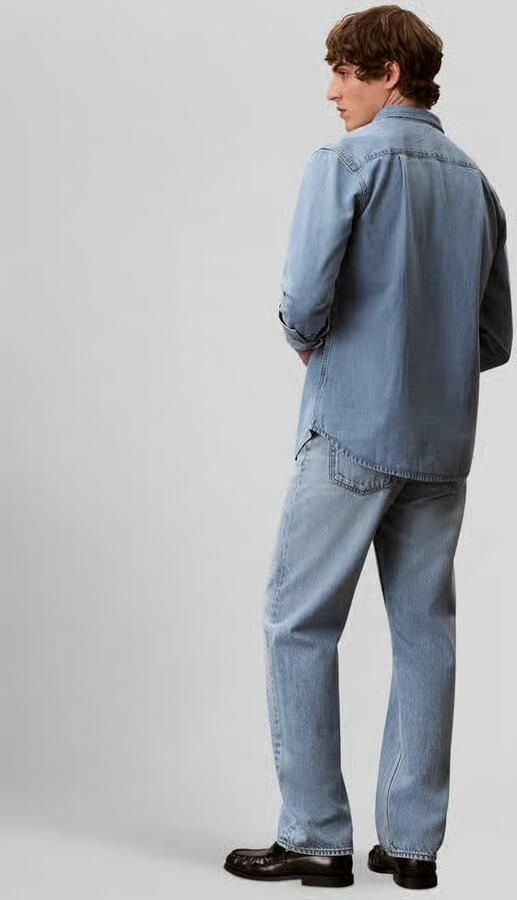 Calvin Klein Jeans straight fit jeans van puur katoen