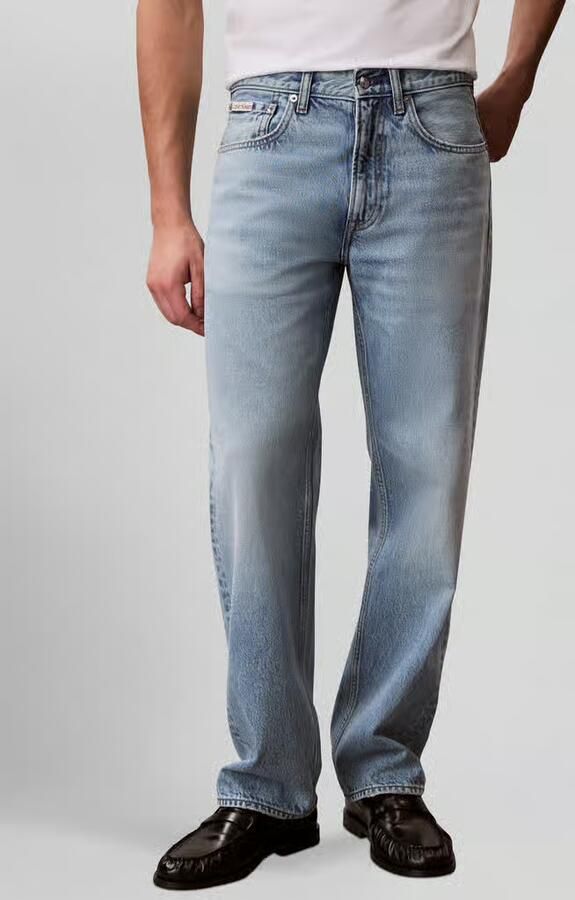 Calvin Klein Jeans straight fit jeans van puur katoen - Foto 5