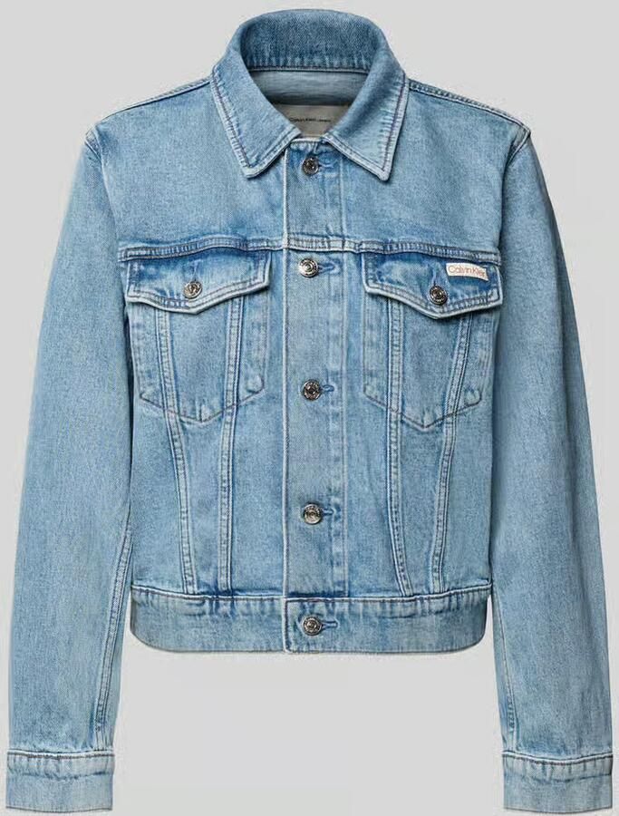 Calvin Klein Jeans Regular fit jeansjack met borstzakken Model 'Panama'