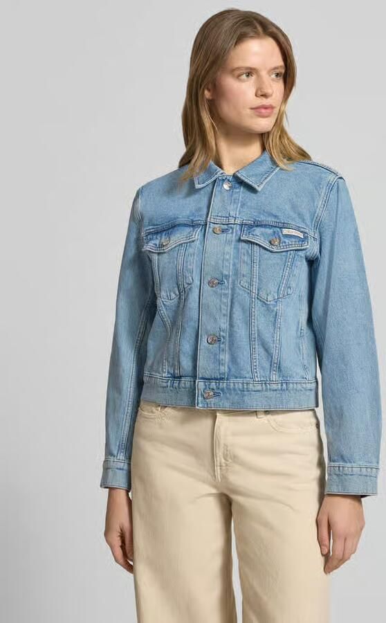 Calvin Klein Jeans Regular fit jeansjack met borstzakken Model 'Panama' - Foto 3