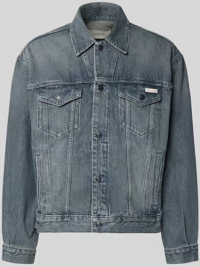Calvin Klein Jeans regular fit jeansjack van puur katoen - Foto 2